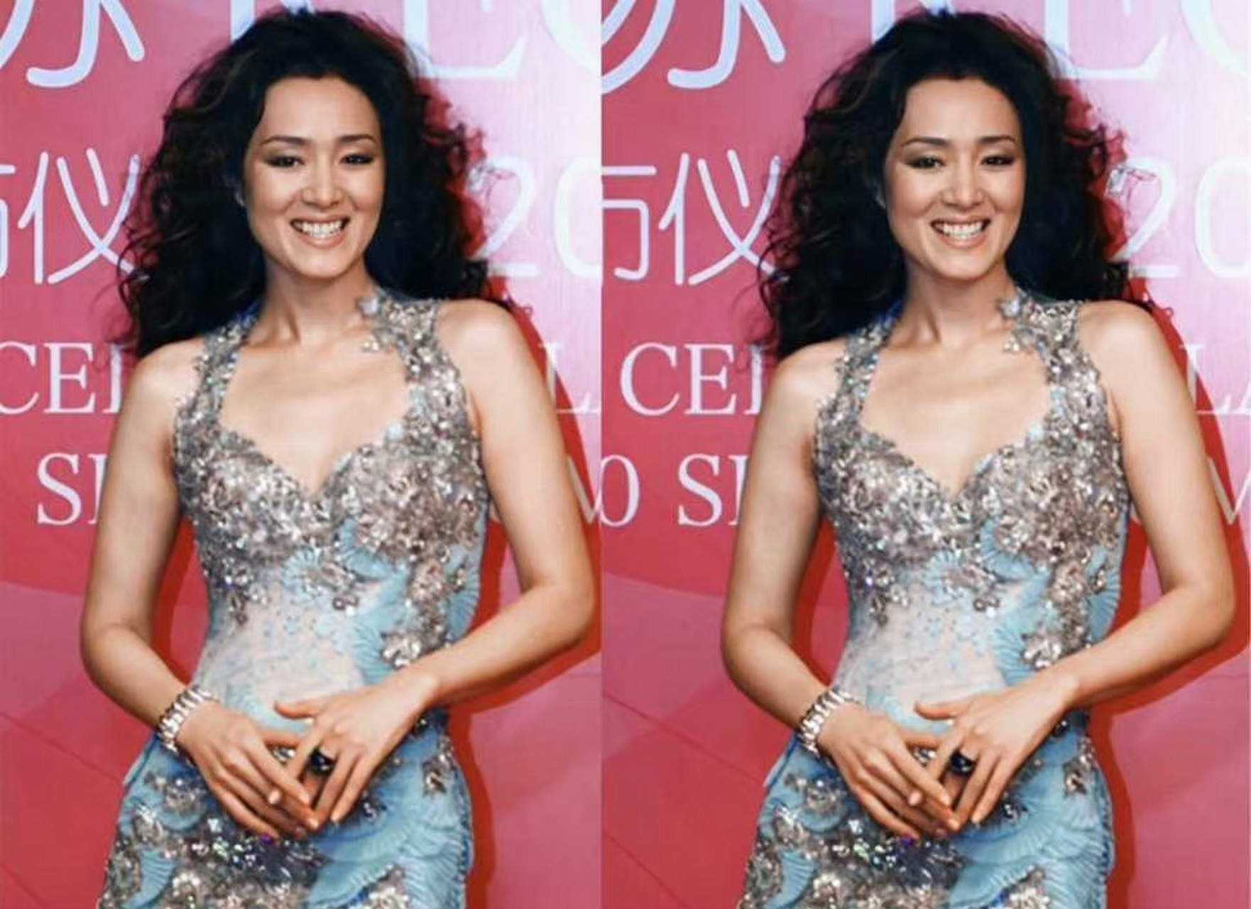 看到几张巩俐的老照片,太美了!