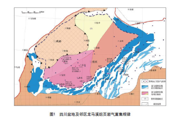 中国页岩气分布图片