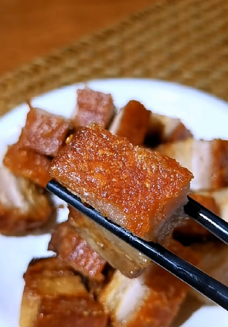 烤五花,皮脆肉香,空气炸锅就搞定!