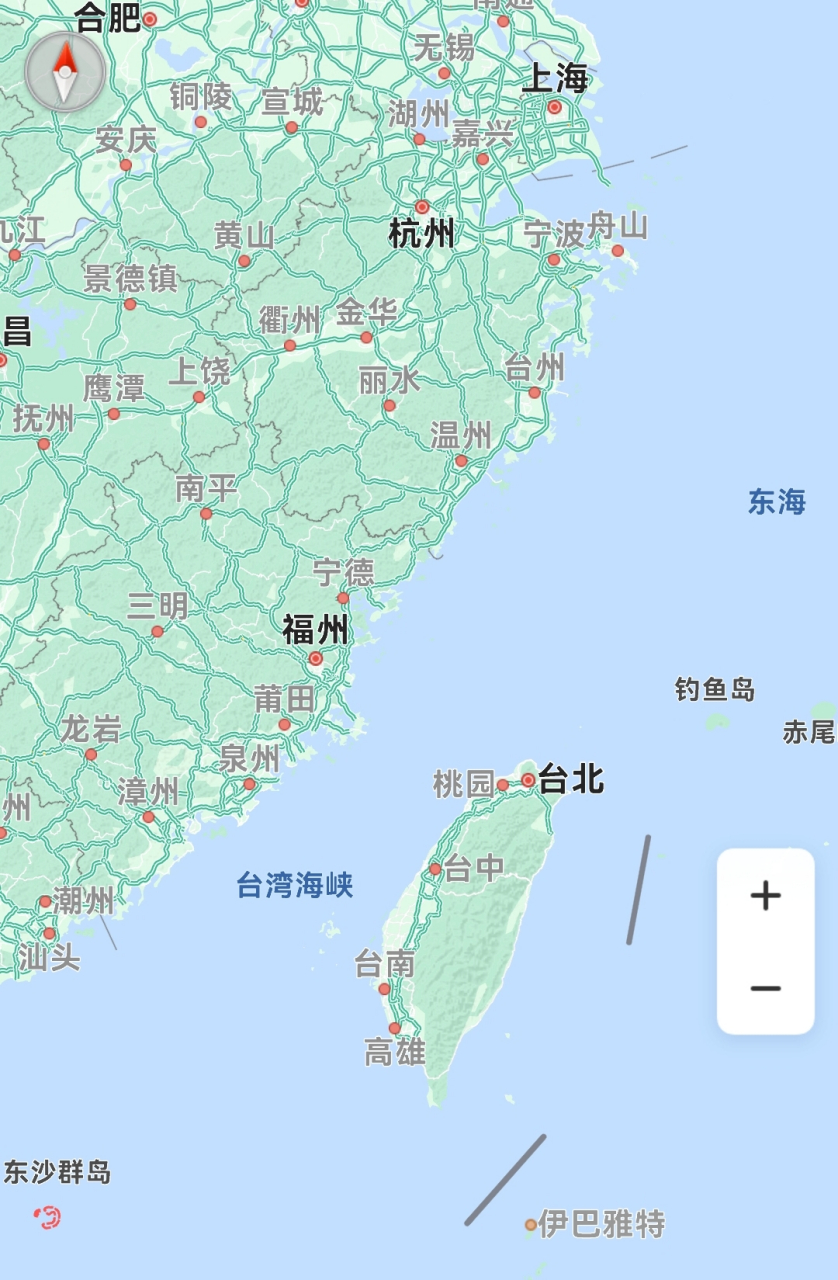 东南沿海地图高清图片