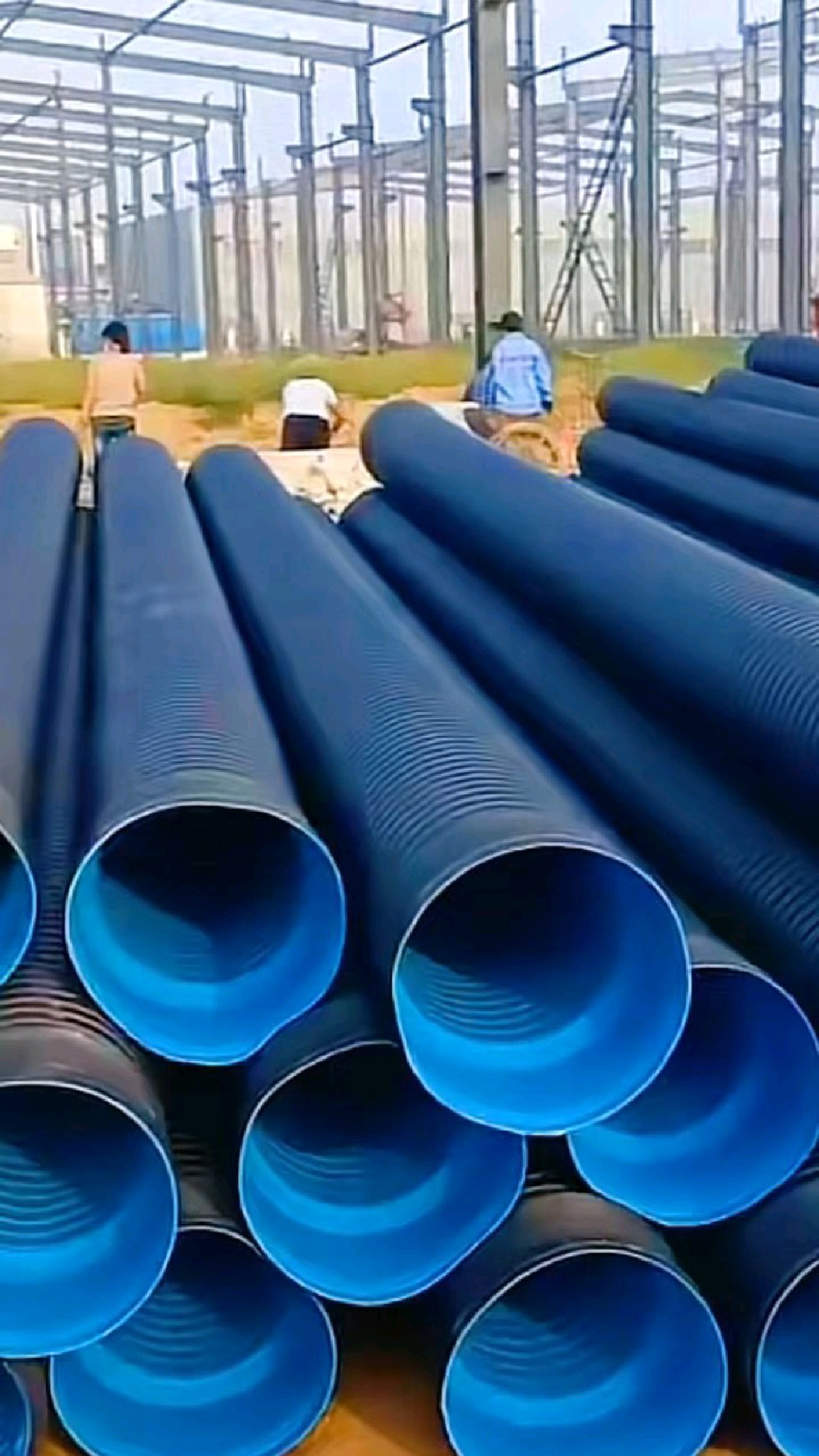 双壁波纹管胶圈承插式双壁波纹管胶圈软连接-度小视