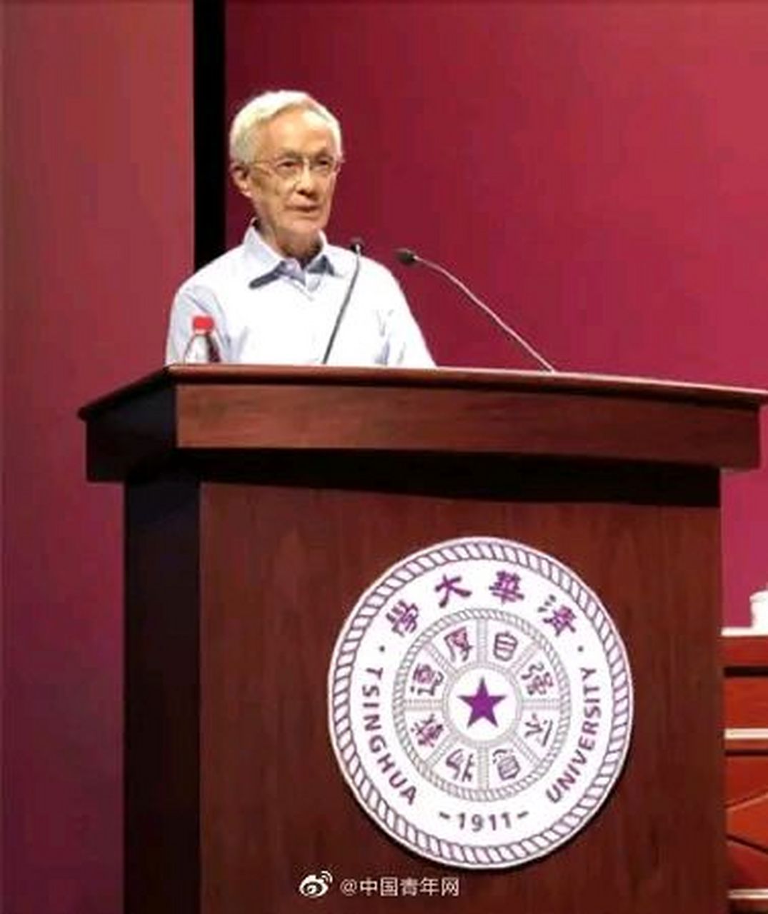 看来清华为祖国健康工作五十年不只是一句口号啊,这身体练得真好.