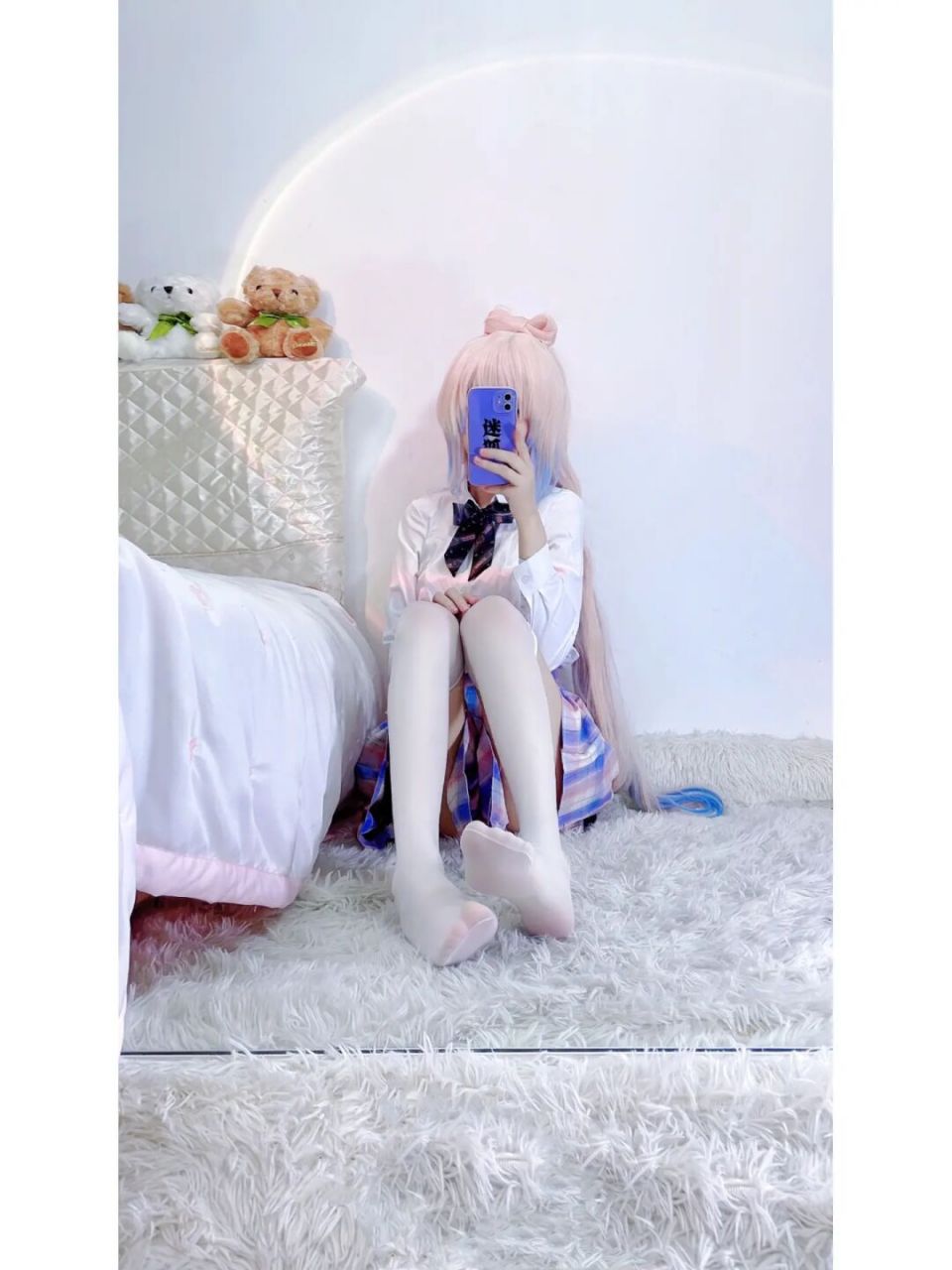 纯欲jk制服,只有配白丝才是永远滴神,喜欢白丝的扣13