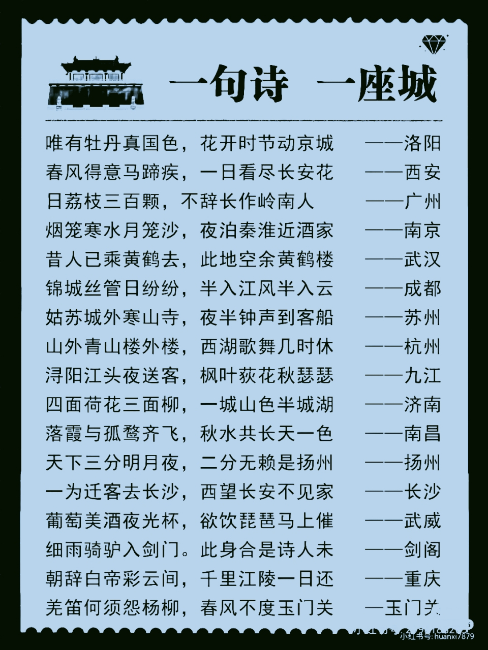 一句诗爱上一座城