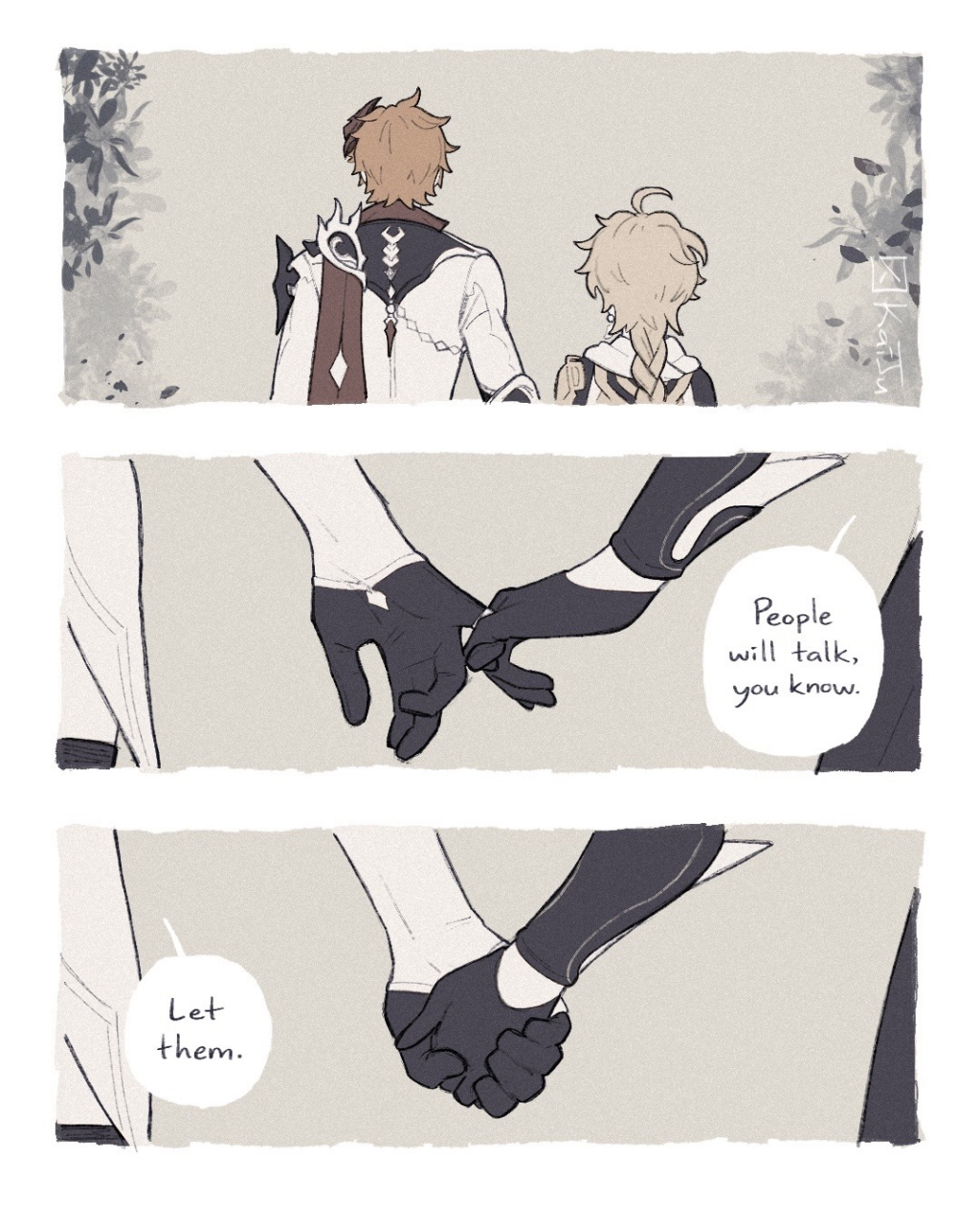 原神# 「达空」我不知道这cp属于偏门呢,还是邪门呢,反正你们也不会