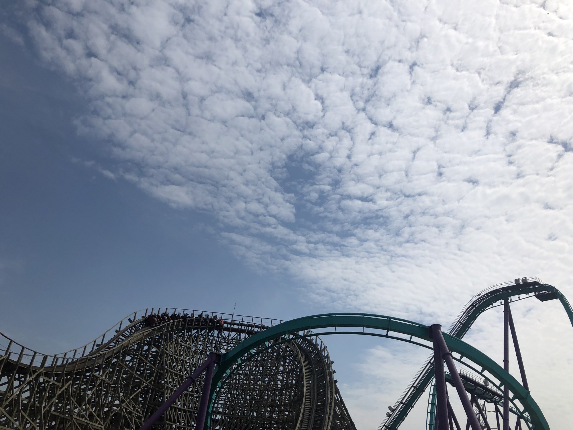 成都欢乐谷,激情过山车