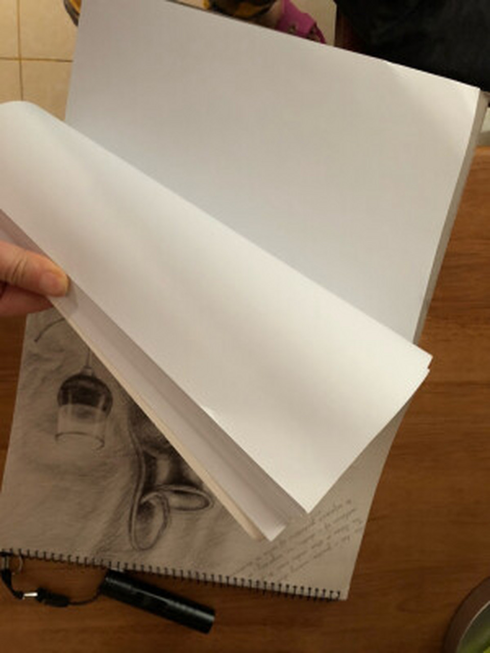 晨光(m&g)文具8k/60张牛皮纸素描本 专业美术速写本素描纸 竖翻初学者