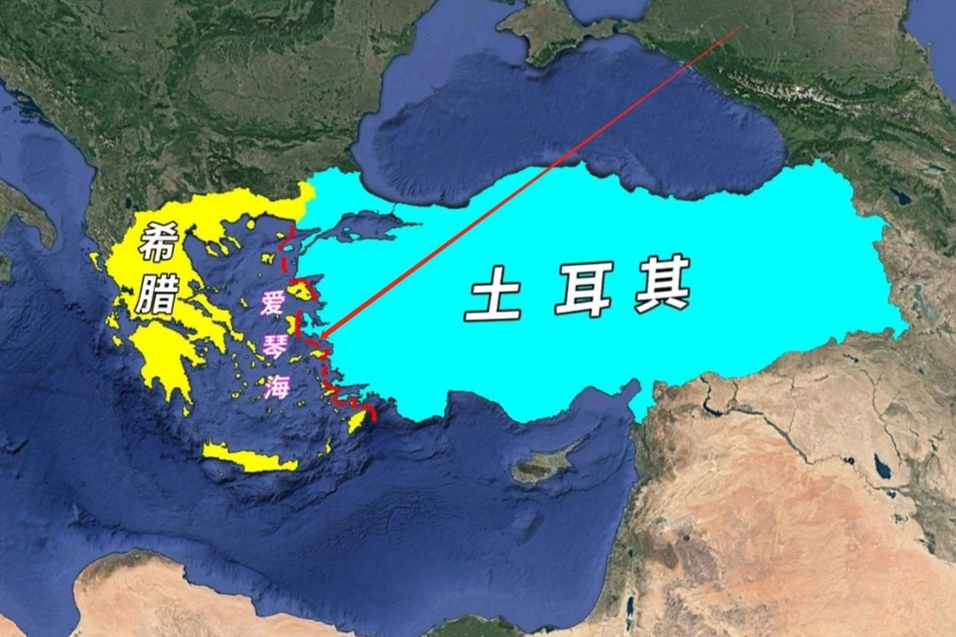 土耳其和希腊两国有着几百年的世仇.