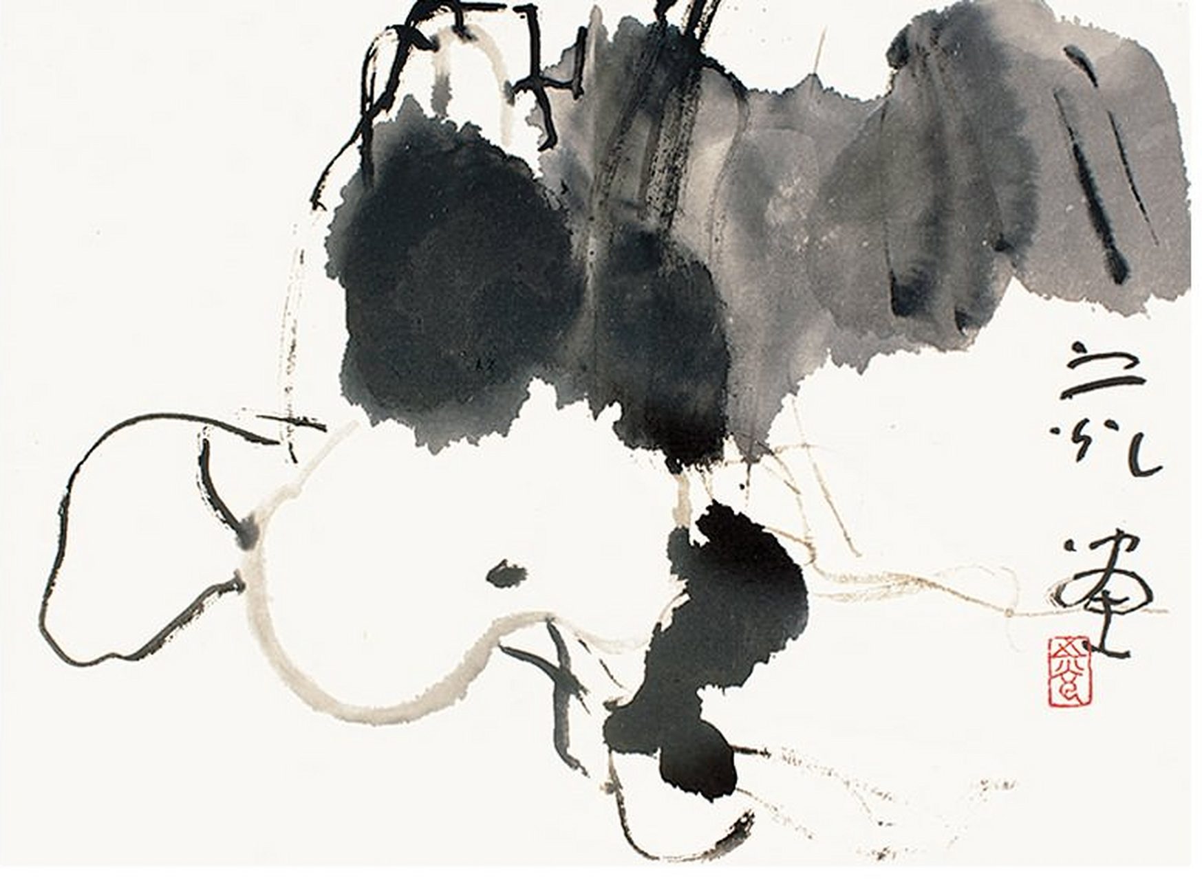 【四时花卉册】 画师:谢之光 676767 #绘画欣赏