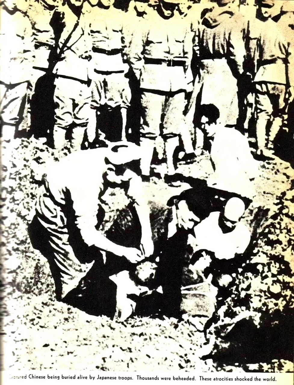 这三张照片深刻地展示了日本侵略者在南京期间对中国平民的残忍暴行.