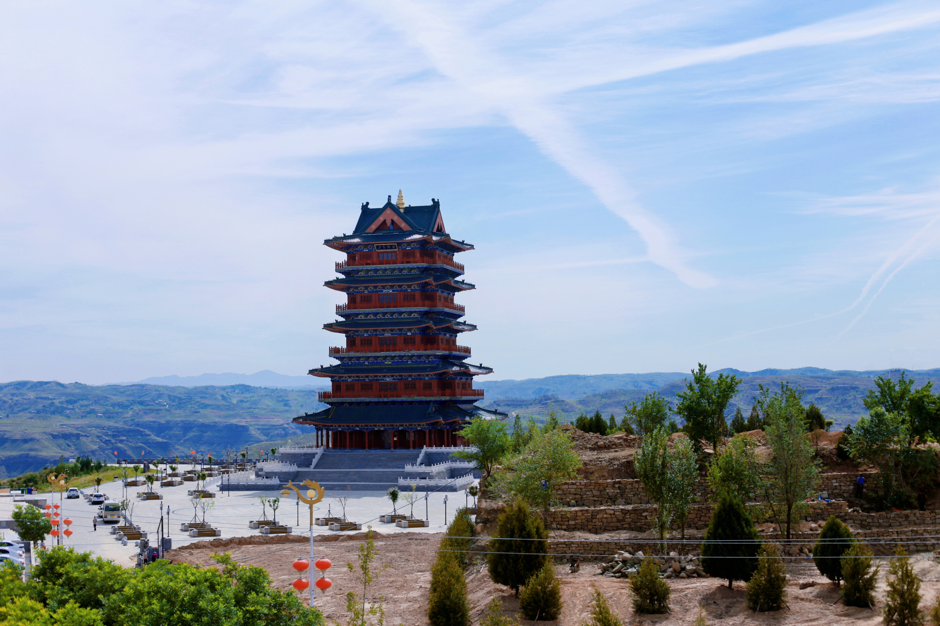 讲好生态故事见证绿色榆林#【旅游新地标:佳县东方红黄河文化产以园