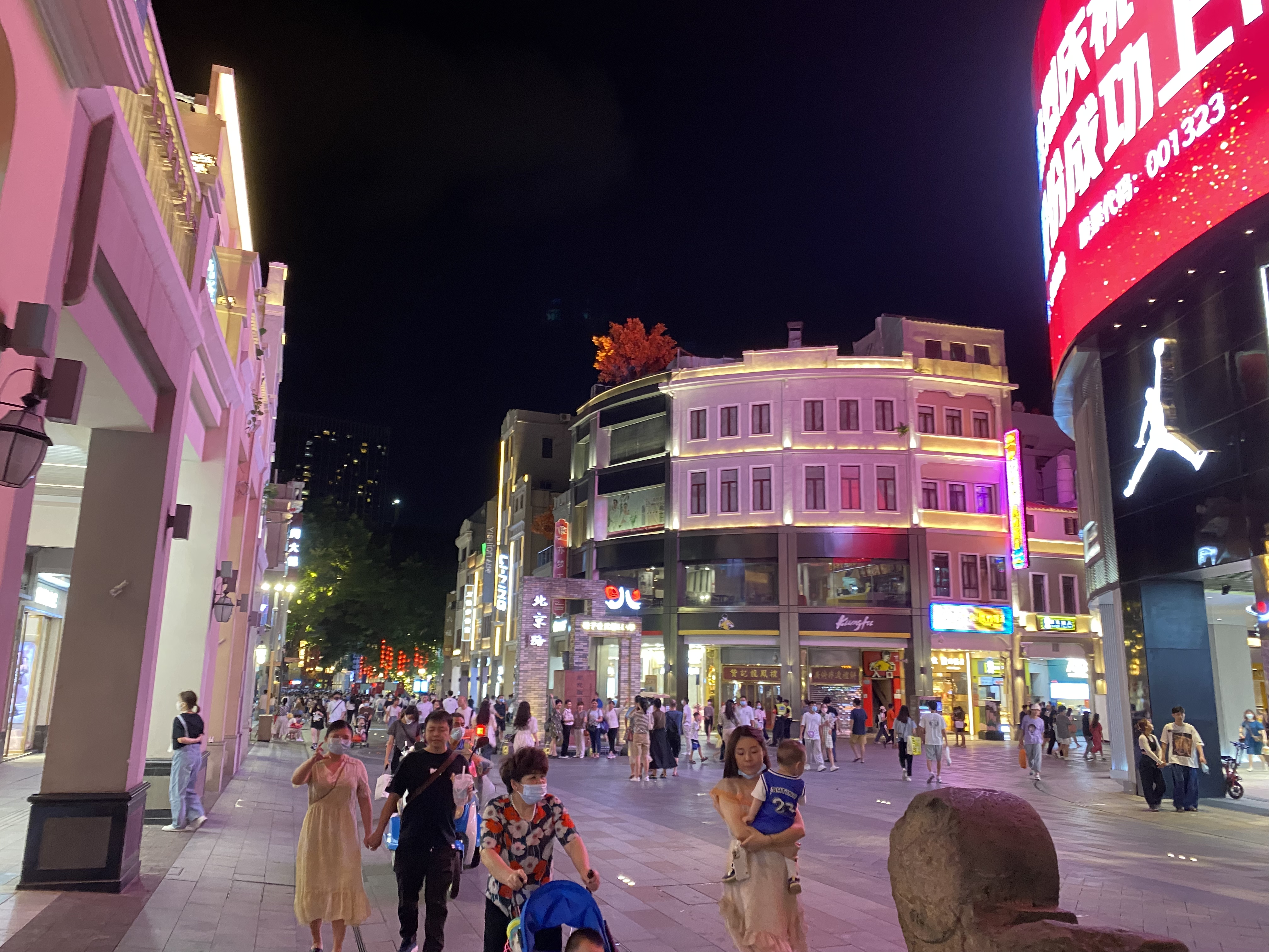 广州北京路夜景图片图片