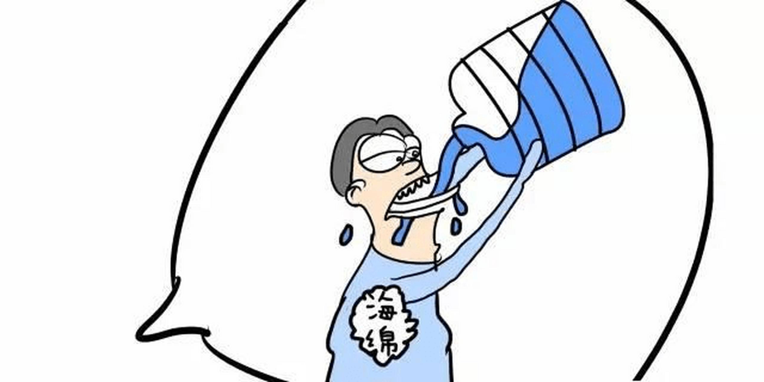 等到口渴或者感觉口干的时候再喝水,说明人体已经缺水了.