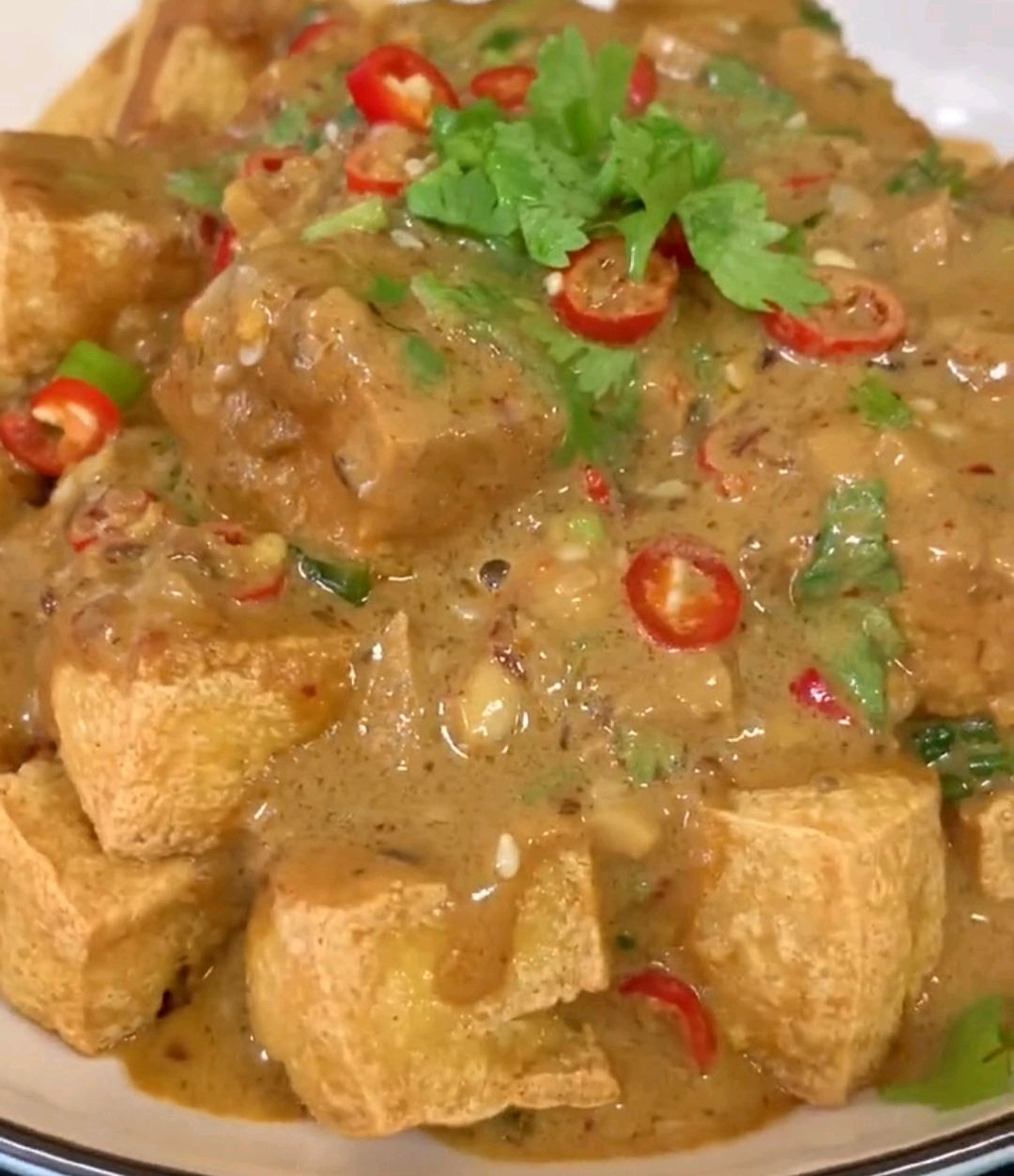 豆腐新吃法,外酥里嫩满口爆汁的麻酱豆腐家常做法来喽!超好吃!