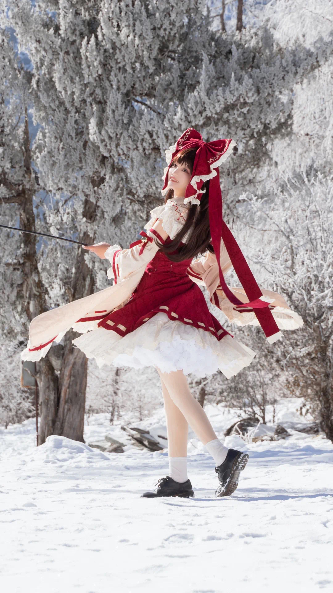 cos:东方project博丽灵梦cos正片@元素