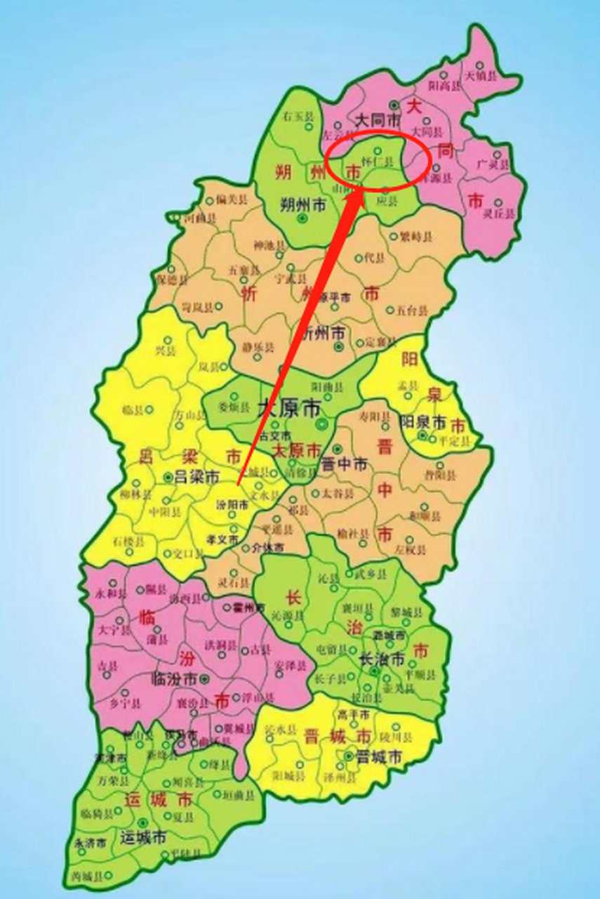 山西省地图临县地图图片