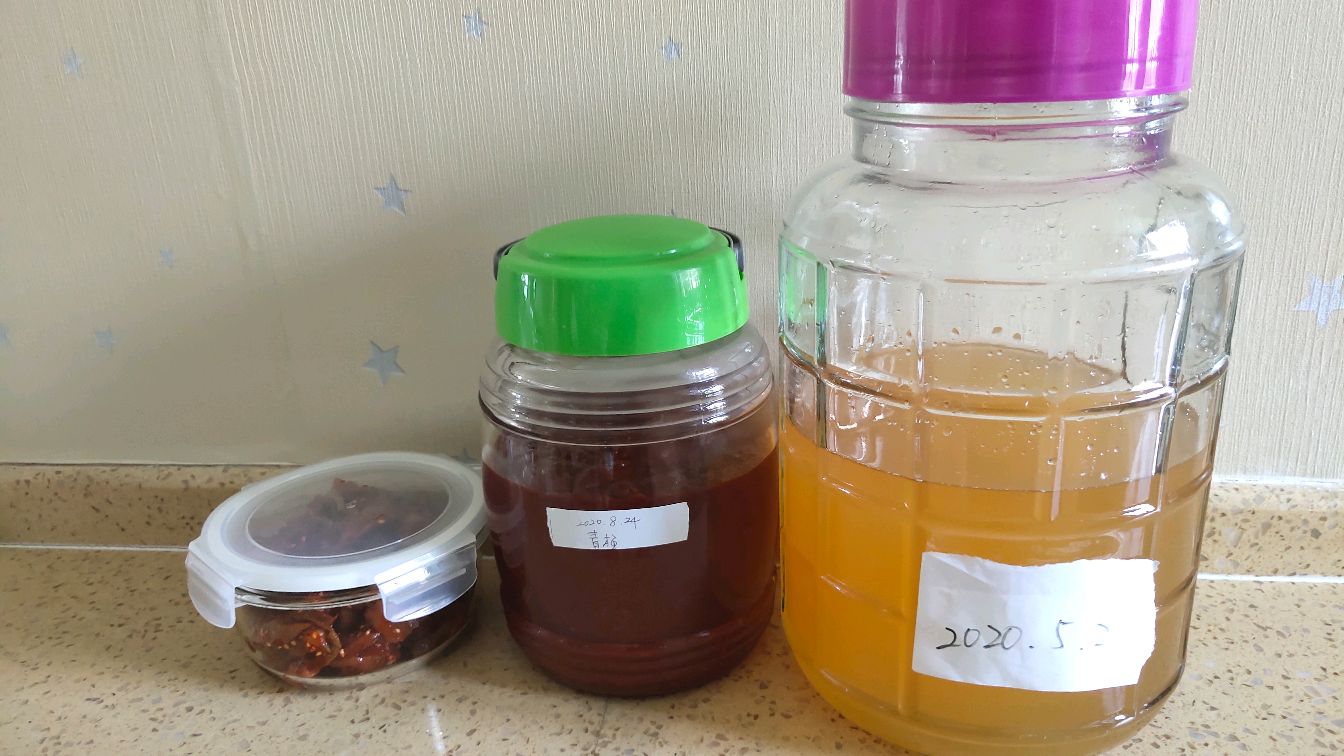 青梅汁,青梅辣椒酱,青梅酱菜,做法简单,做一次吃一年