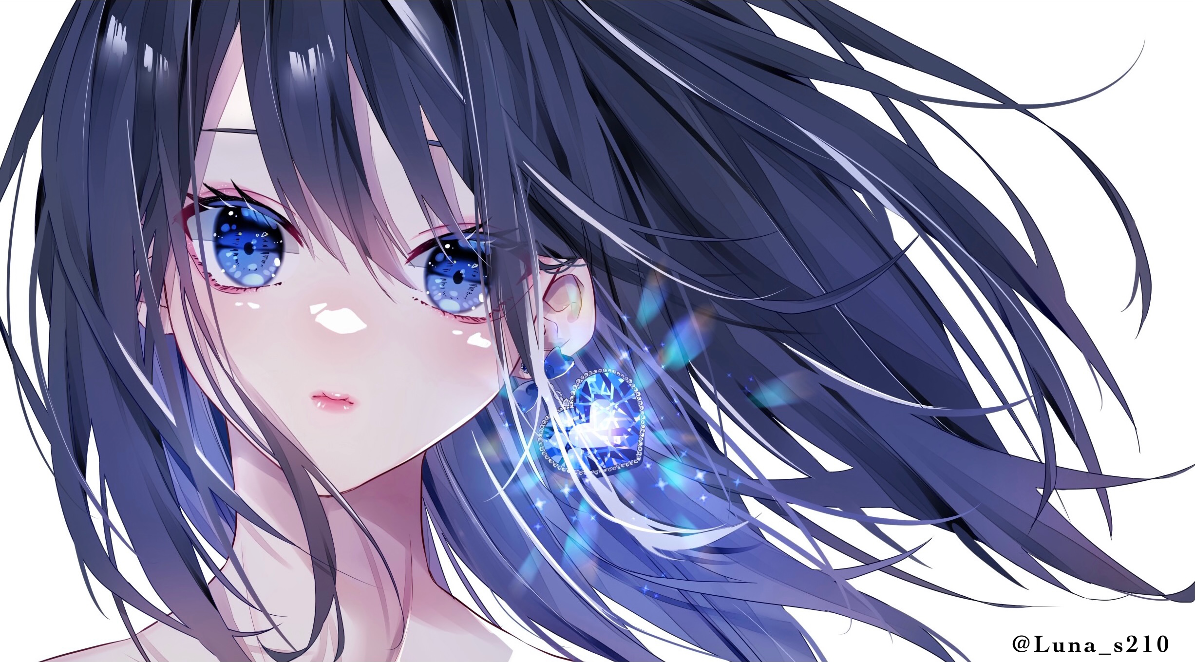 眉清目秀的少女,这位画师的作品太美了