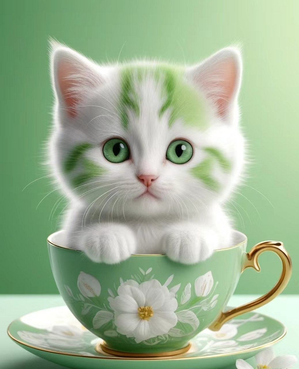 好可爱的茶杯猫#晒出家乡冬日美食