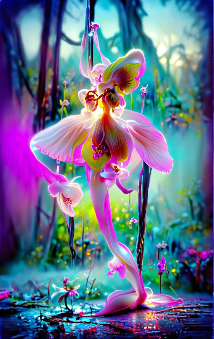 芭蕾舞兰花壁纸