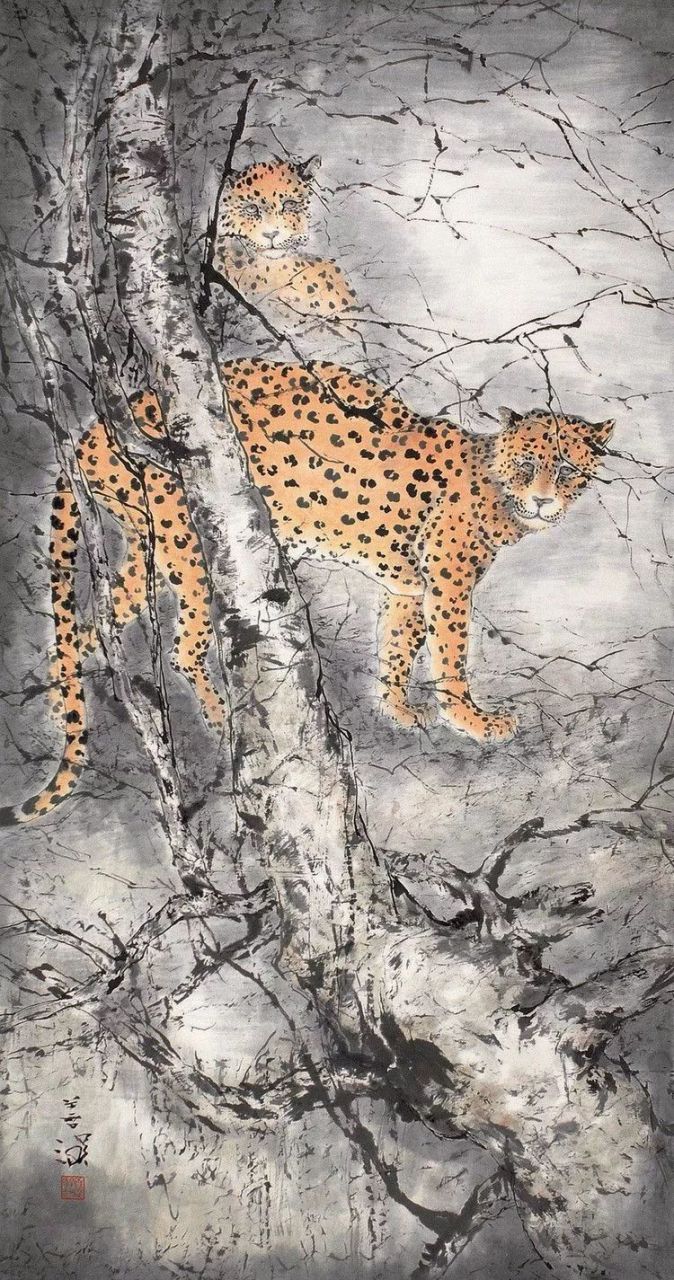 岭南画派杨善深作品欣赏 杨善深是岭南画派著名画家,1913年出生于广东