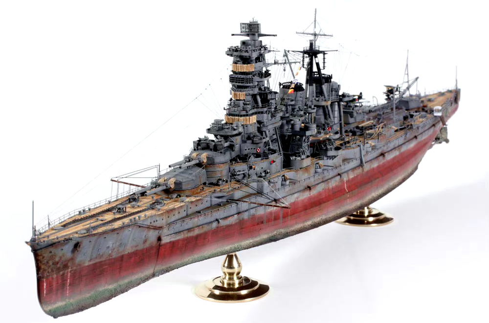 舰船欣赏:ijn 金刚级高速战列舰 旧照与模型欣赏