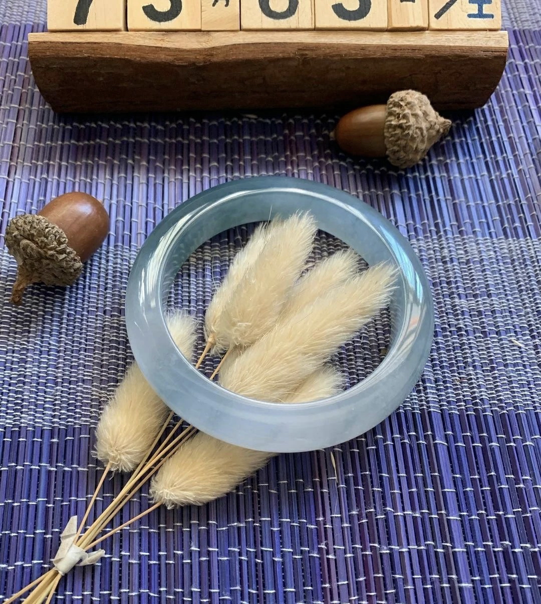 高冰半山半水手镯