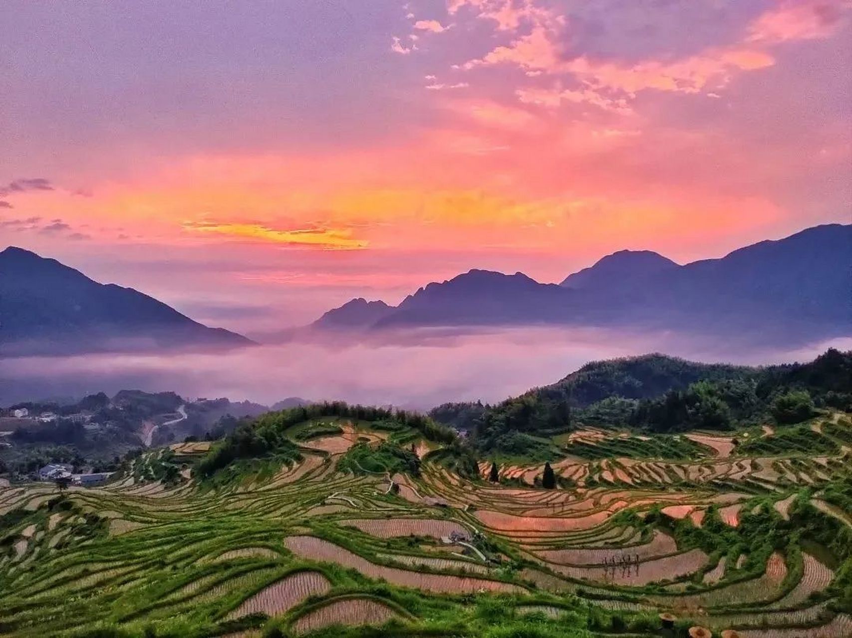 云和梯田位于云和县崇头镇,距县城10公里.