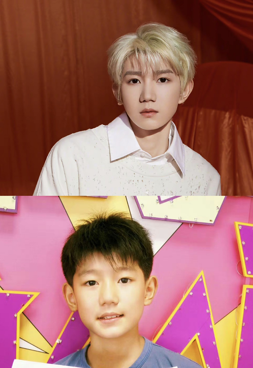 王俊凯王源和小时候没什么差别,但是易烊千玺可能是因为太小的原因