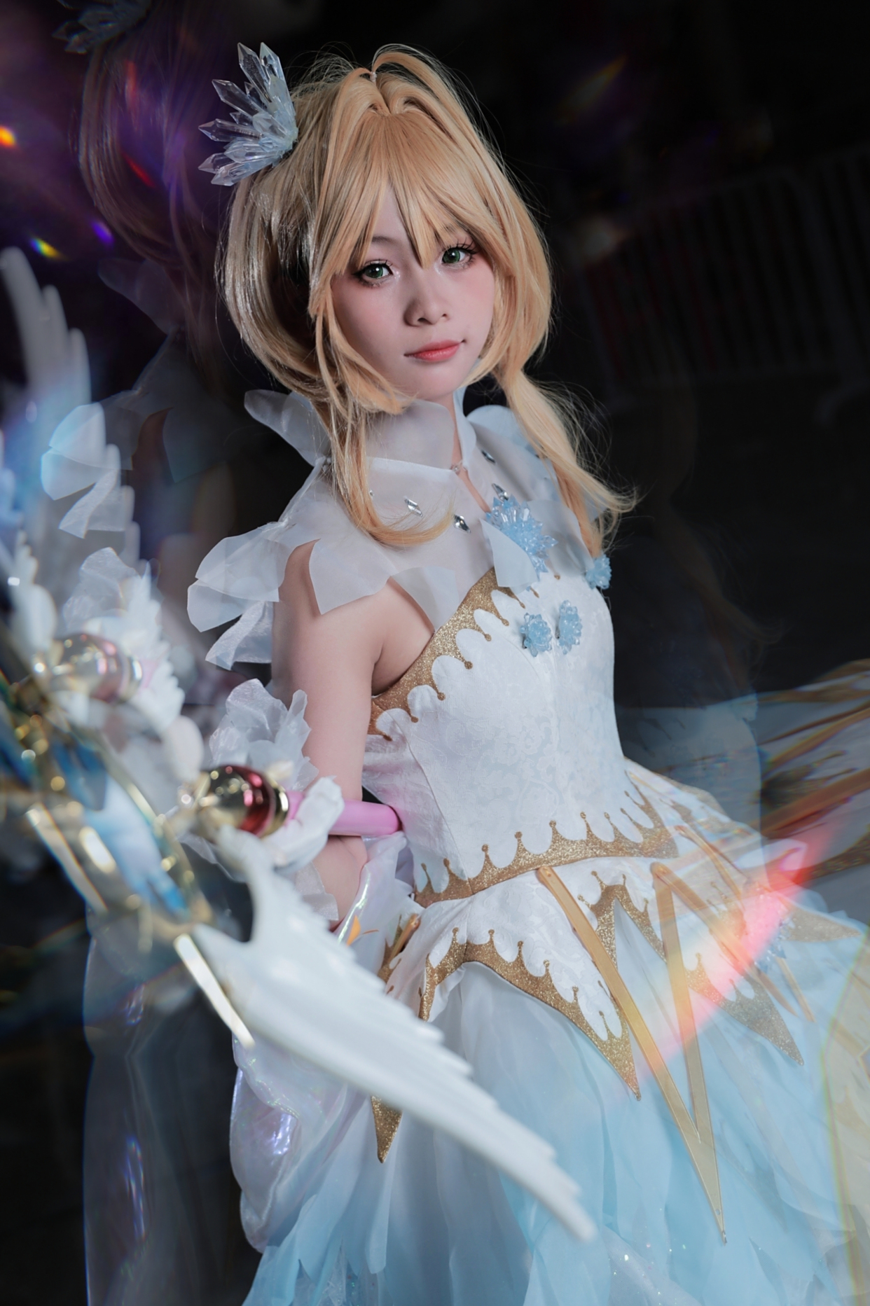 「cosplay场照」魔卡少女樱 小樱 冰晶服 冰雪天使