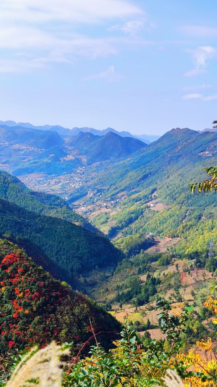 四川广元曾家山的秋天.