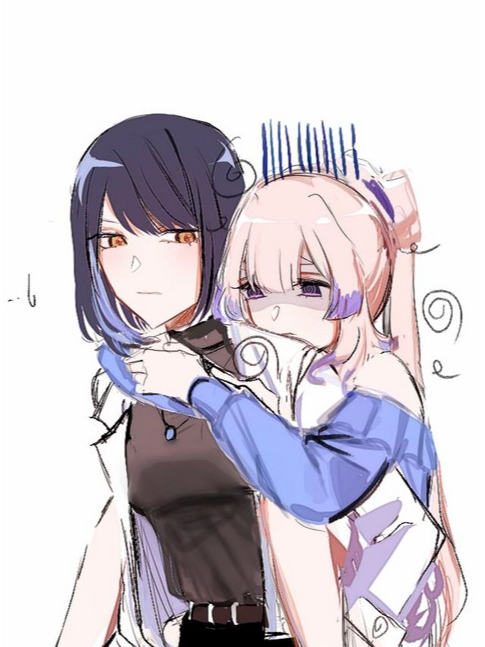 裟罗&心海 · 约会日常 画师:@onigiri_222x714