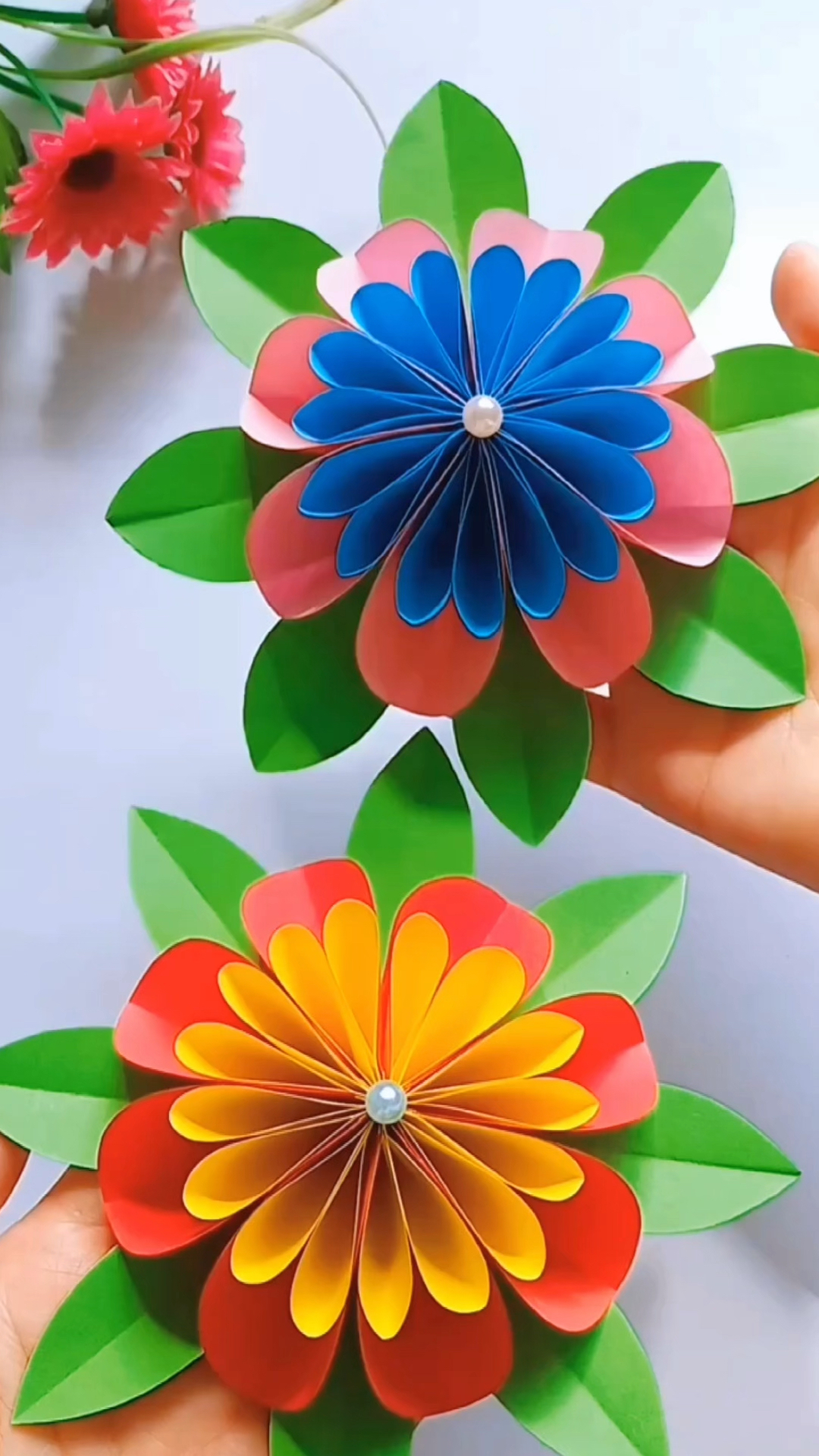 简单的手工花,喜欢吗