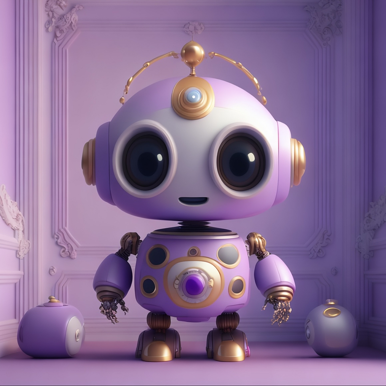 #z世代由我定义# 小ai机器人手办来啦