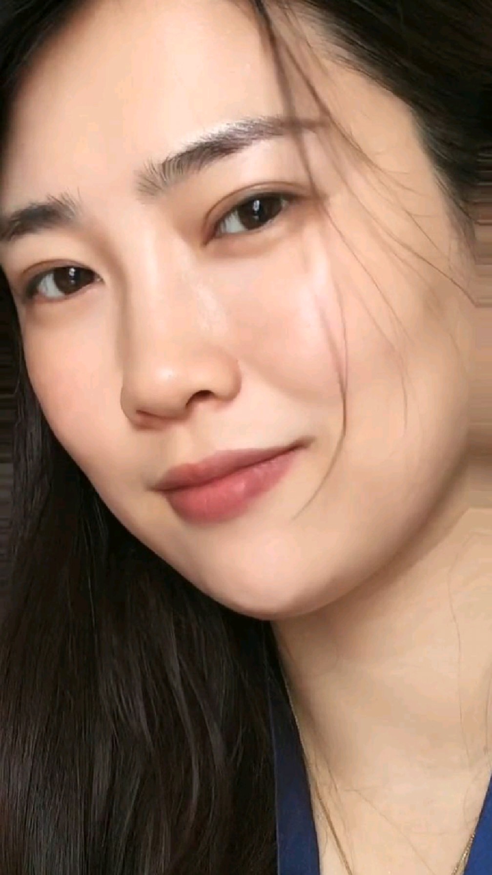 好漂亮好可爱的美女,素颜自然美才是最好的