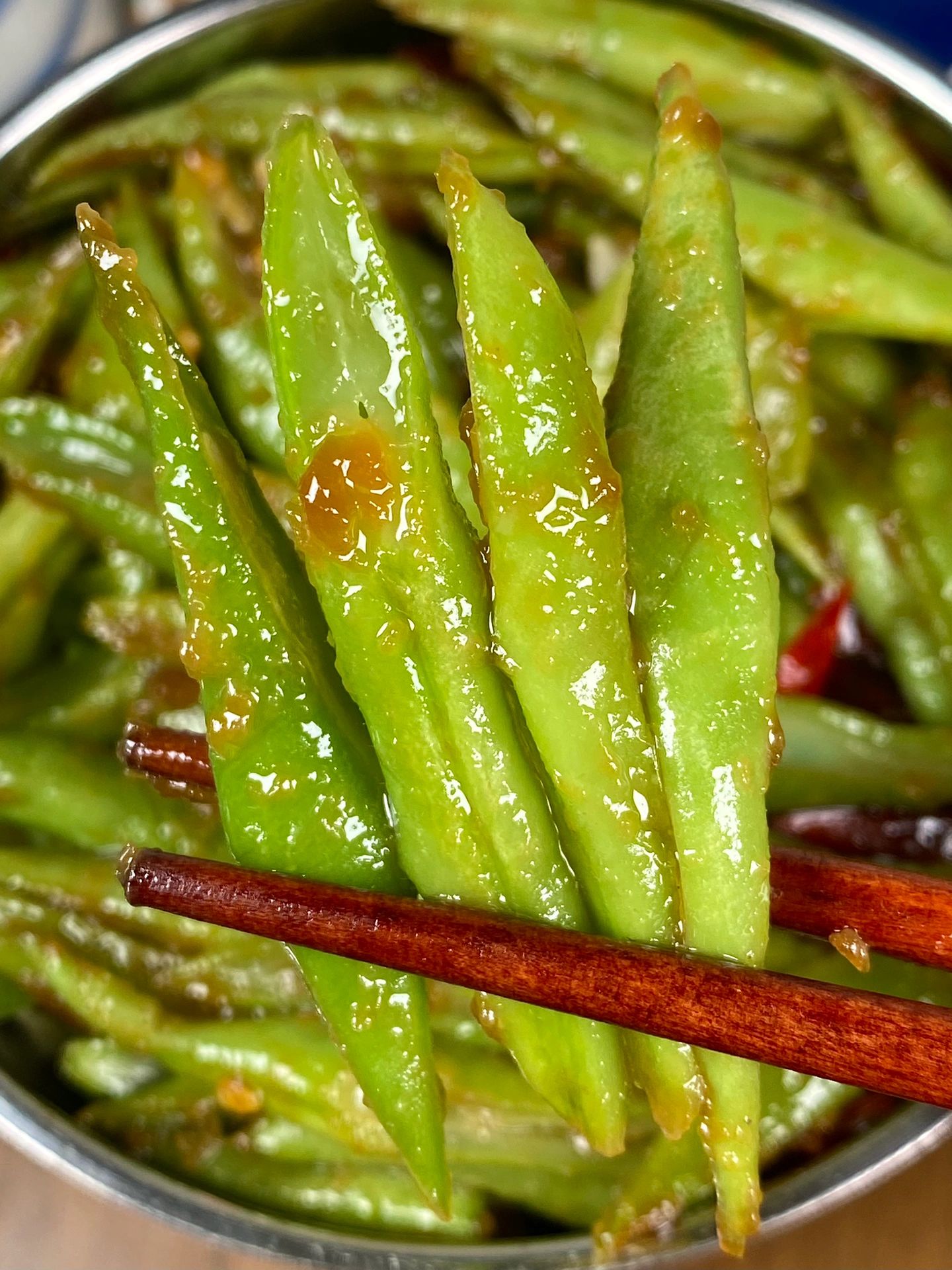 素素的四季豆随便一炒,会这么好吃!