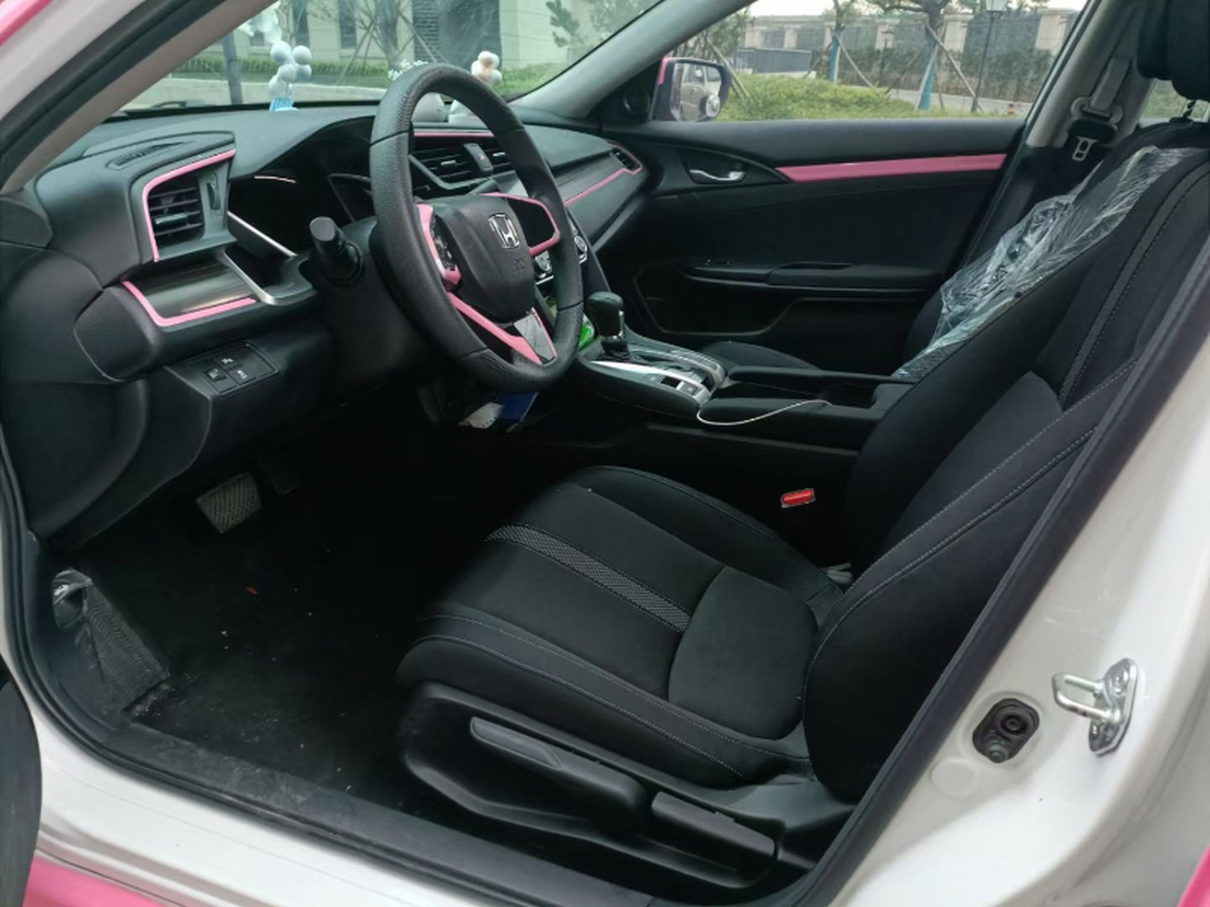 5t,国六,原车白色贴粉色膜,车况原版,两个面油漆,2万公里#宁波二手车