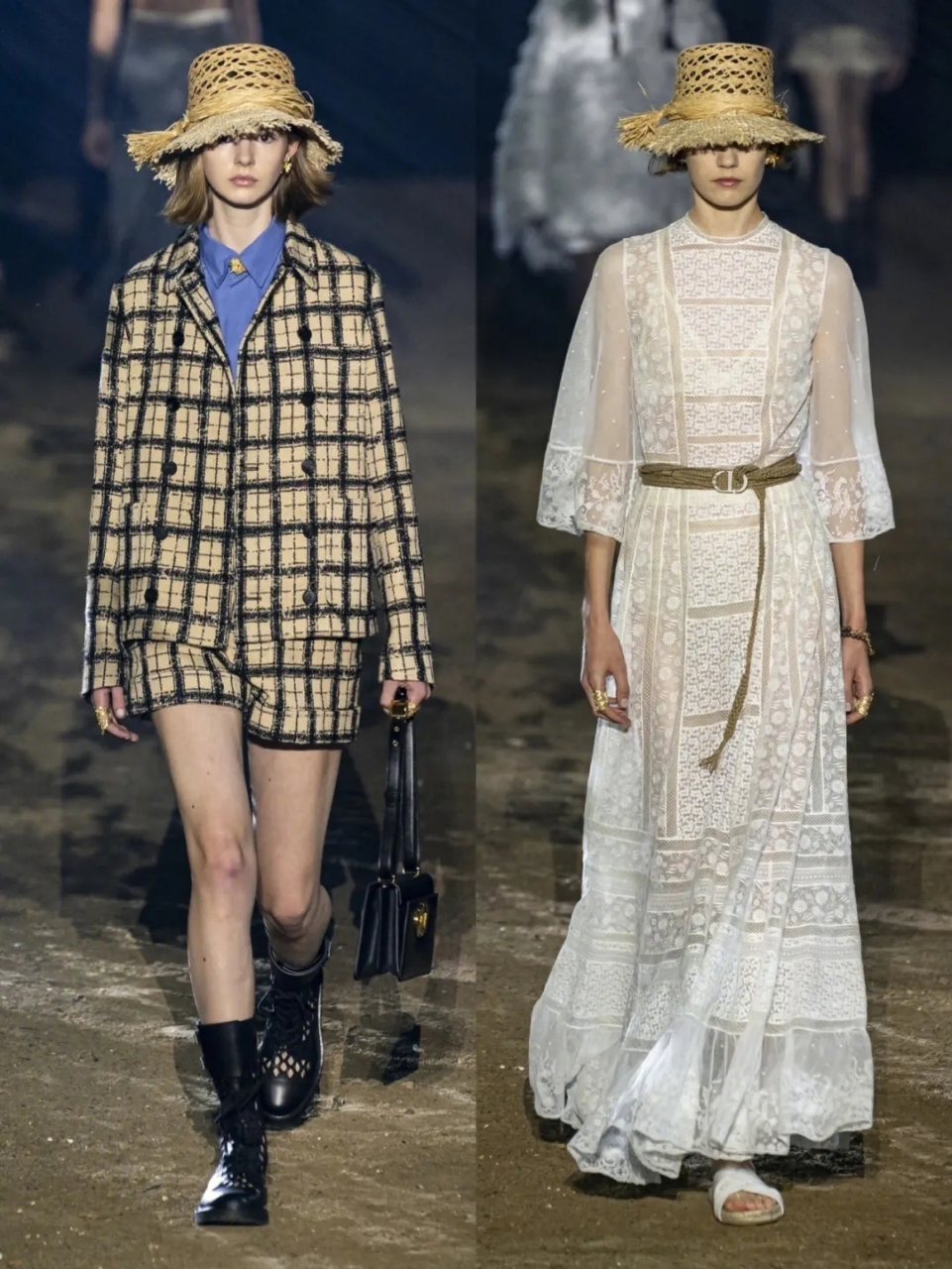 快节奏的生活让我们喘不过气,来几组田园风穿搭