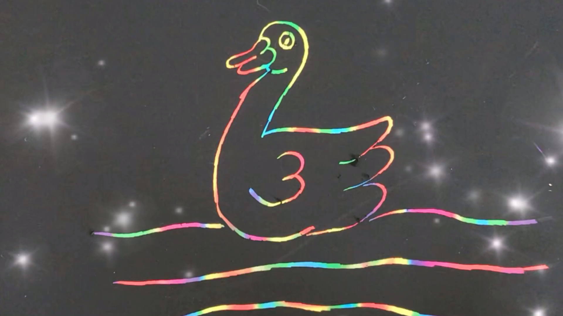 儿童简笔画,用数字2和3画鹅,一看就会系列