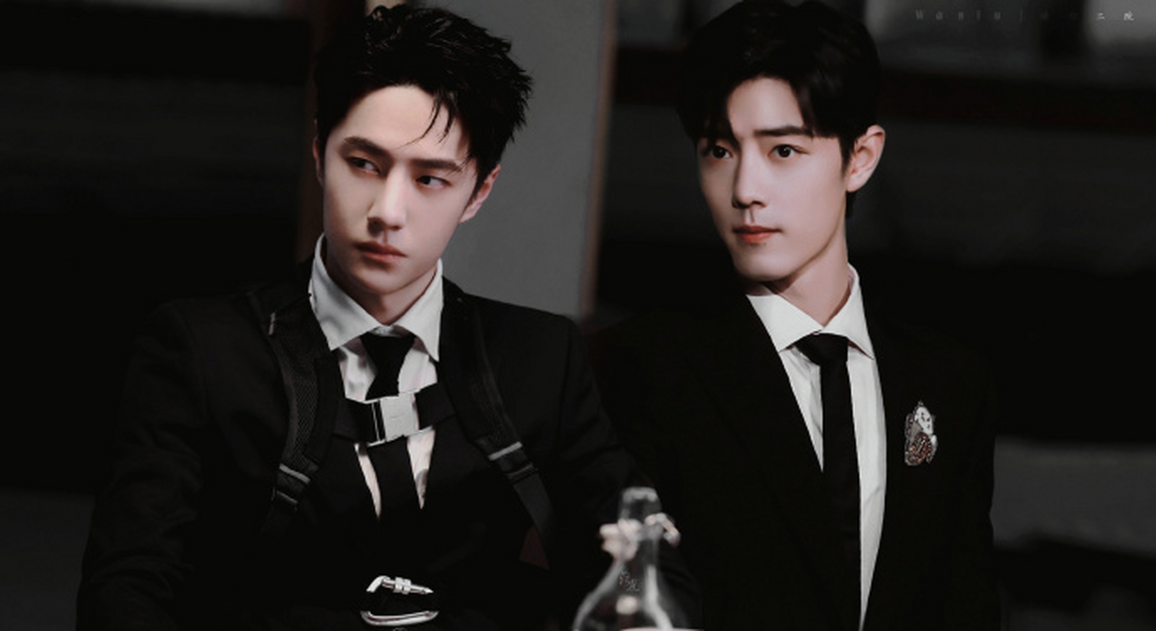 博君一肖# #王一博# #肖战# 大神p图合集,欣赏盛世美颜![爱你]