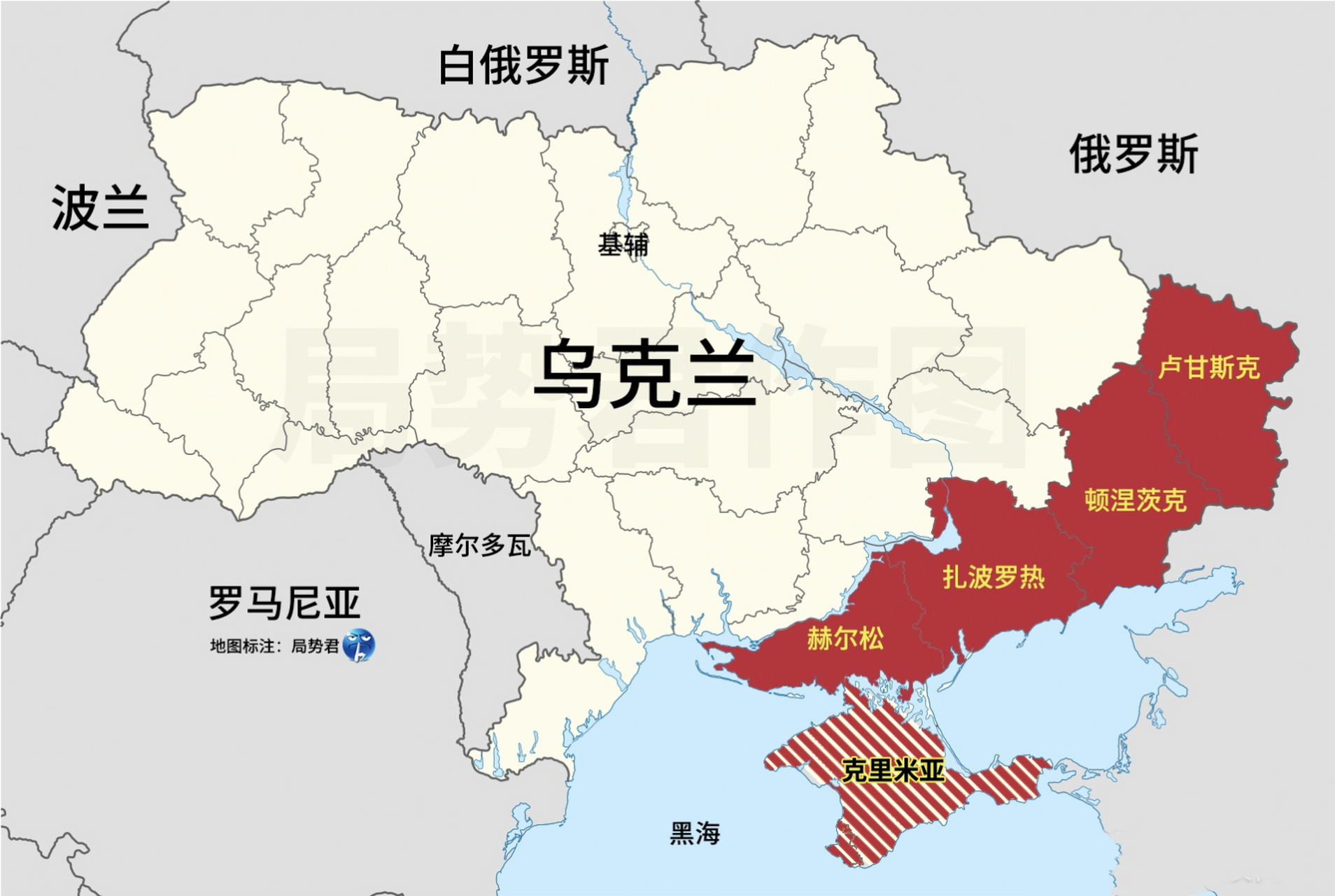 俄乌战争的转折点是克里米亚,一旦乌克兰解放了那里,乌东四州的俄军将