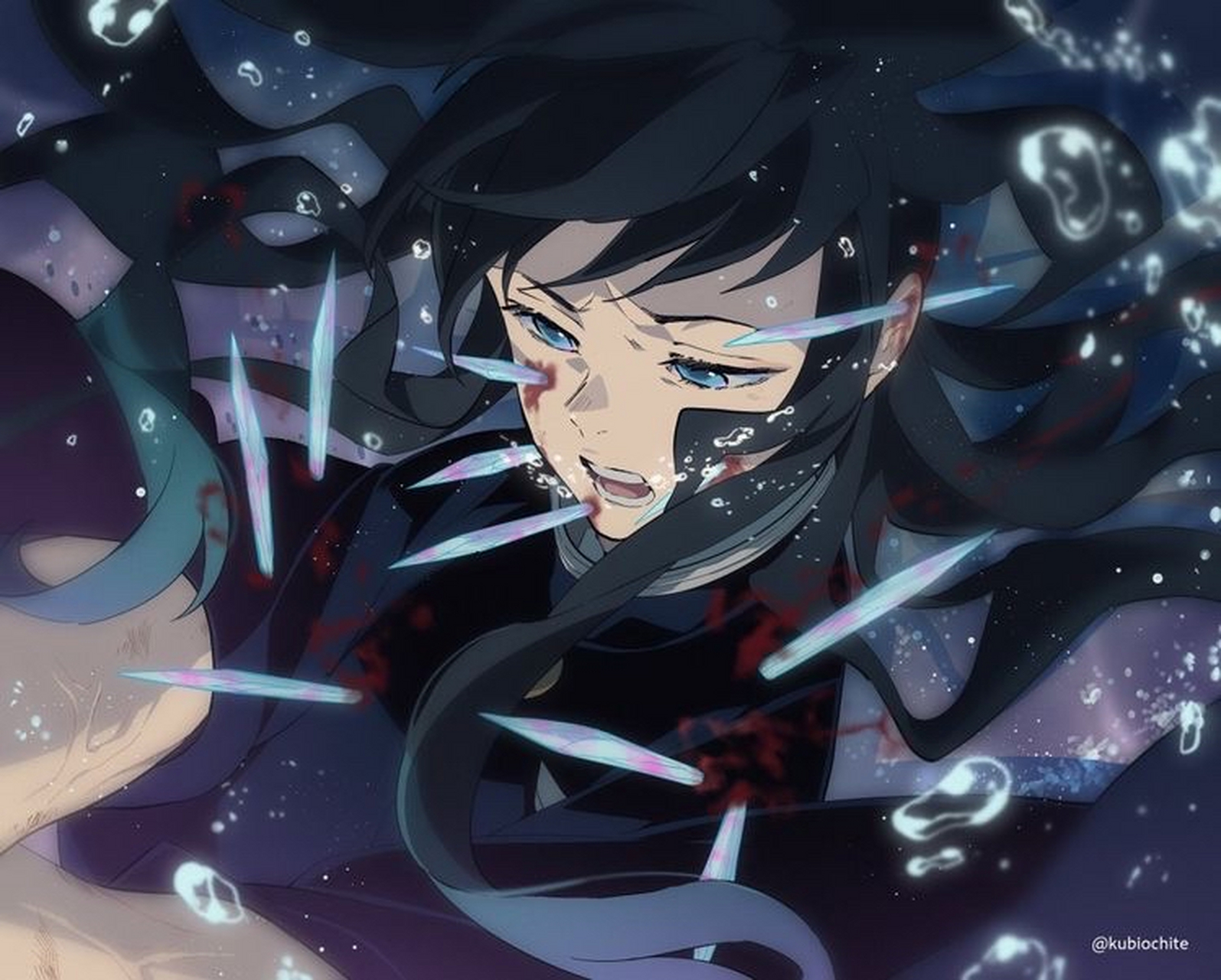 鬼灭之刃# #动漫#  鬼灭之刃(柱灭之刃)—— 时透无一郎,天才少 ..