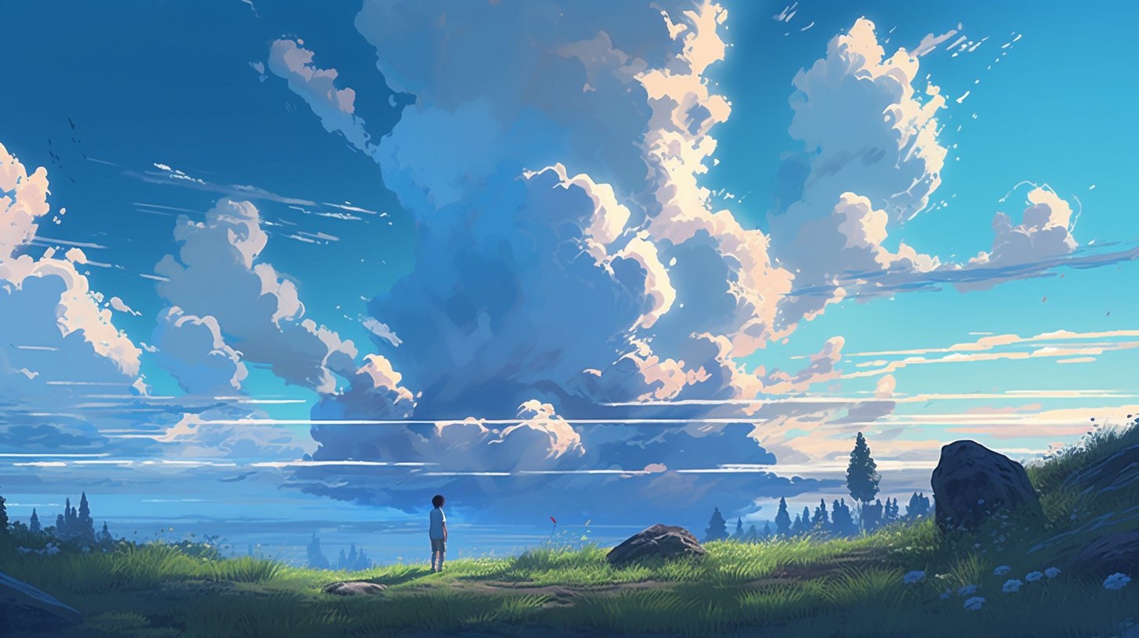 新海诚风格景色#新海诚# #动漫# #动漫壁纸