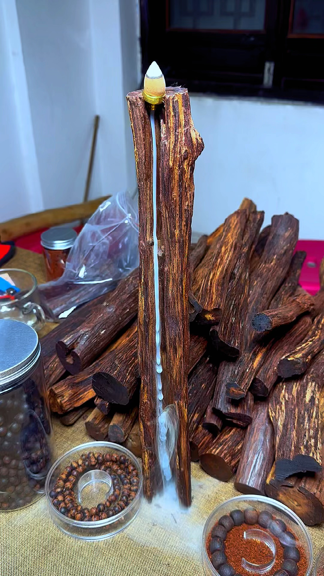 缅甸小叶降真香的倒流香#缅甸小叶降真香