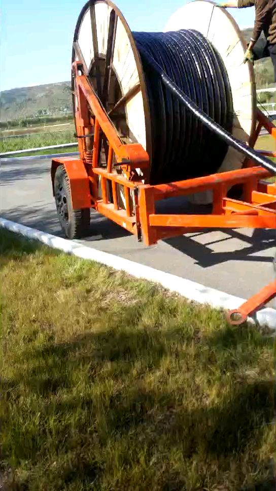 电缆放线车移动方便灵活电缆炮车10吨