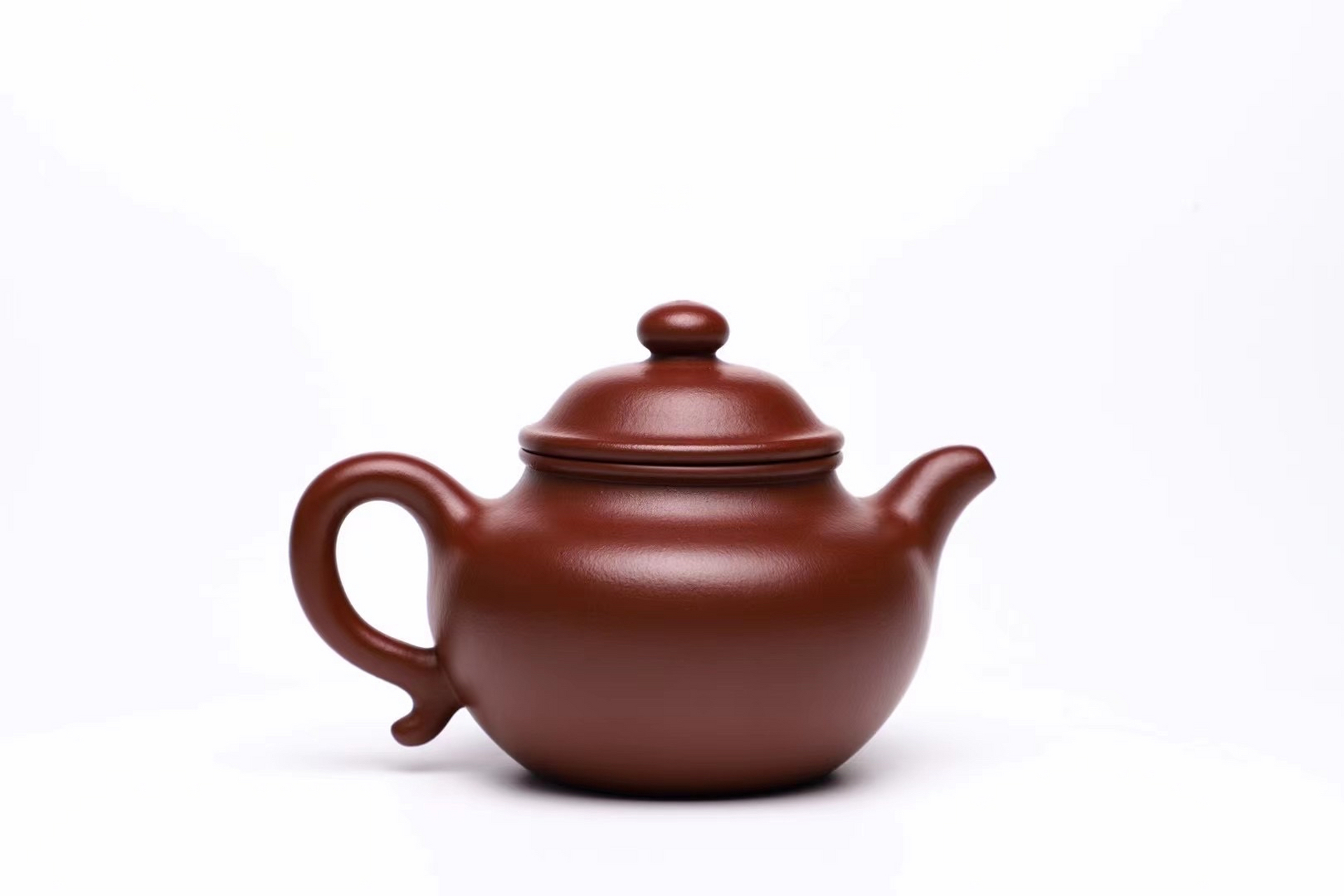 【莲子壶】 顶级朱泥大红泡,220ml 全手工制作,细节处理完美,好养易发