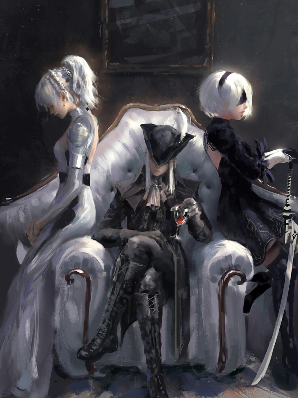 魂 by jun jiuk#游戏# #黑暗之魂# #插画