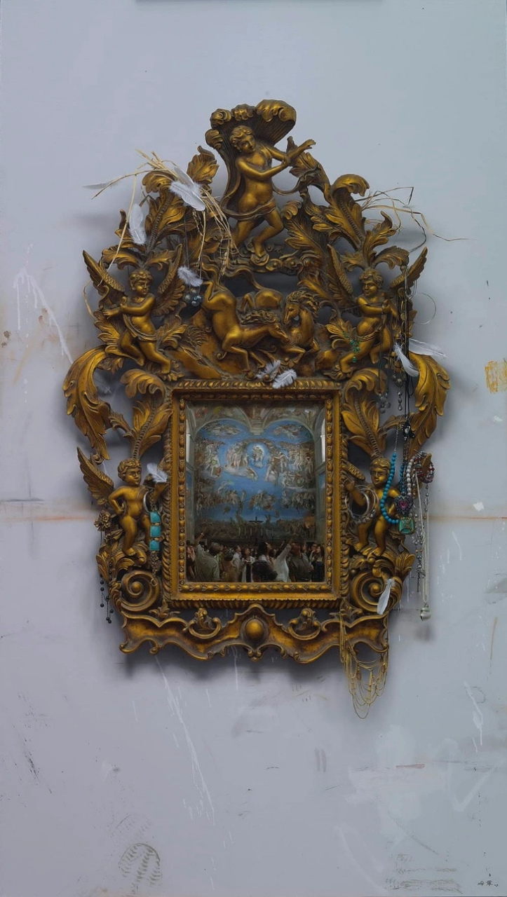 冷军超写实作品《天光》近距离观看,高清作品欣赏!