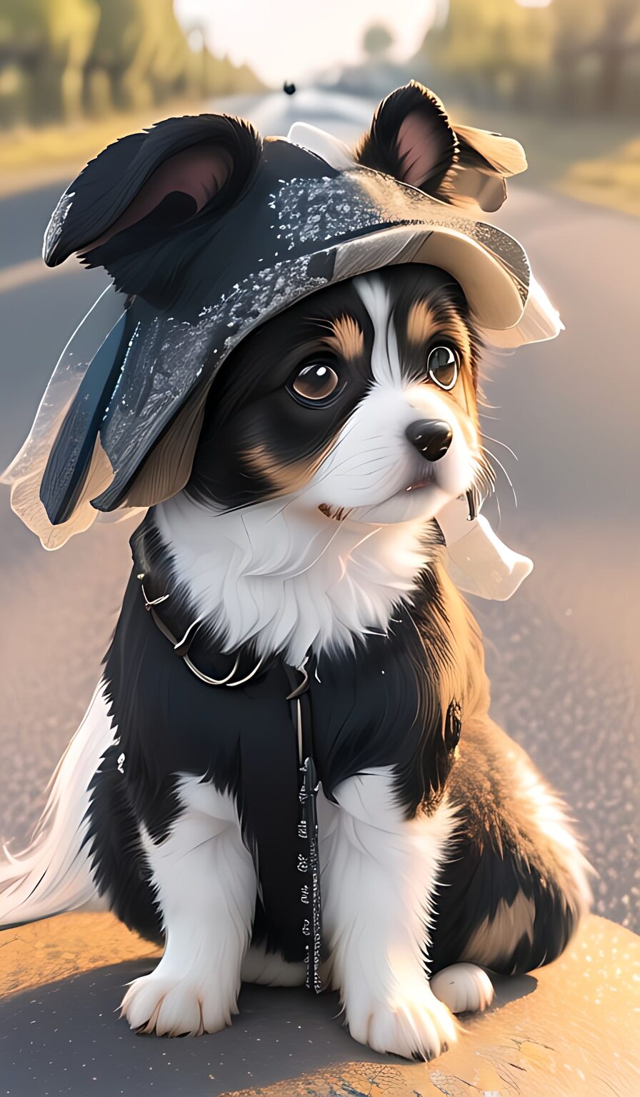 一只可爱的小狗