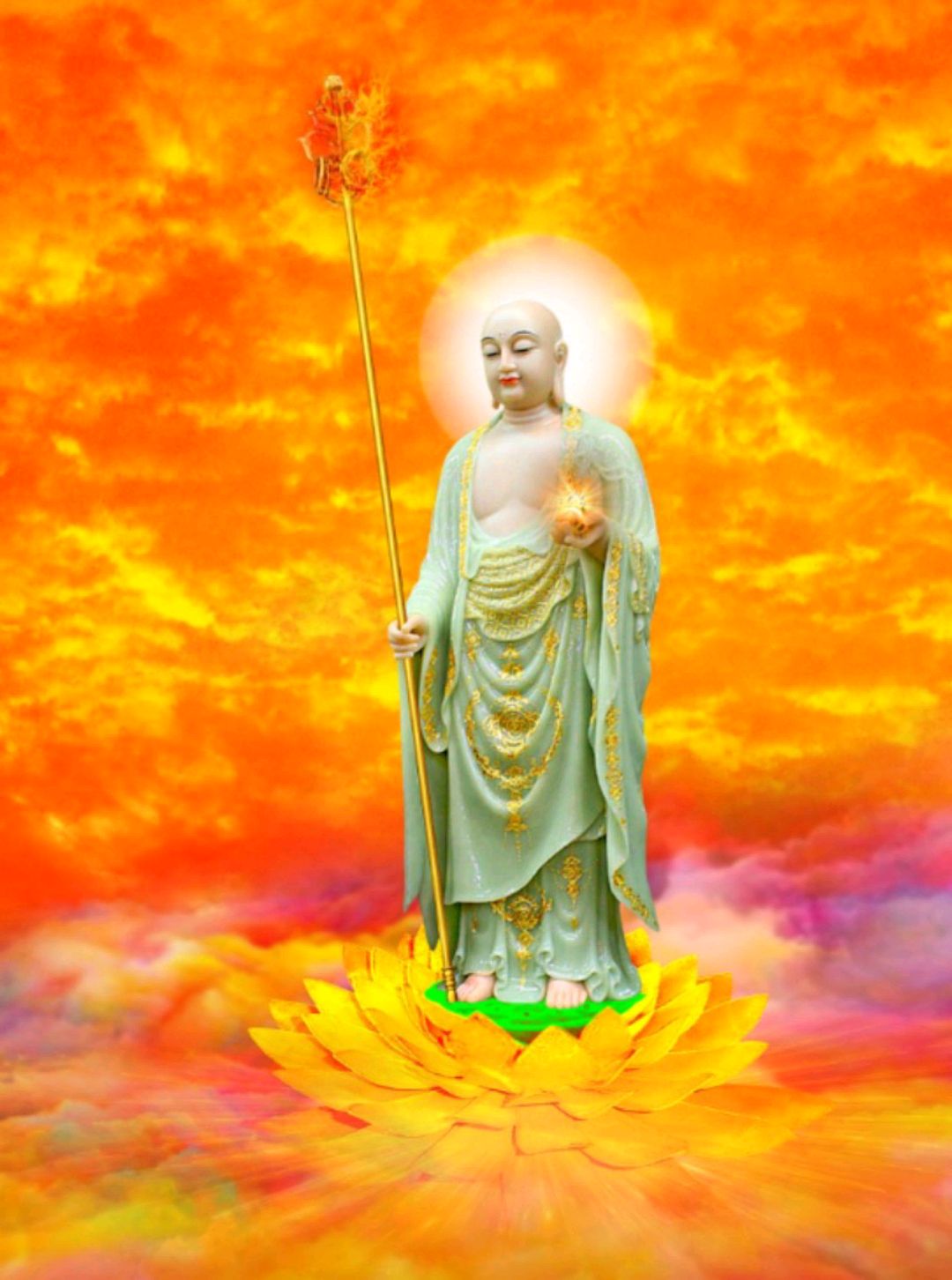 南无地藏王菩萨像